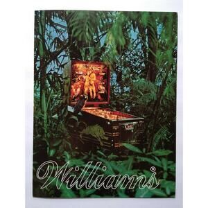 Jungle Lord Pinball FLYER Original 1981 Game Foldout Vintage Retro Art Promo